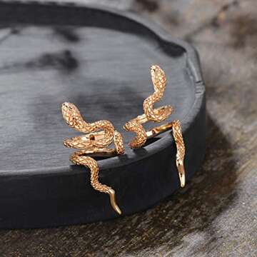 Dainty Gold Snake Ear Cuff Perfect Gift for Women