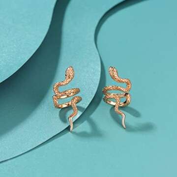 Dainty Gold Snake Ear Cuff Perfect Gift for Women