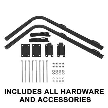 RV Bumper Rack,Bumper Mount Tote Tank Holder,RV Bumper Support Bracket with Heavy-Duty Straps, and Fits 4-4.5 inches Wide and 3.6-6 inches high Bumpers.