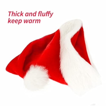 BOSONER Kids Santa Hat - Soft & Festive Holiday Accessory
