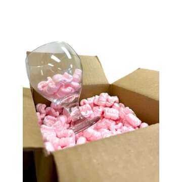 Bubblefast! Pink Anti-Static Packing Peanuts 3.5 cu ft