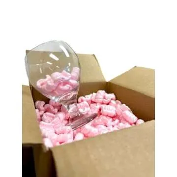 Bubblefast! Pink Anti-Static Packing Peanuts 3.5 cu ft