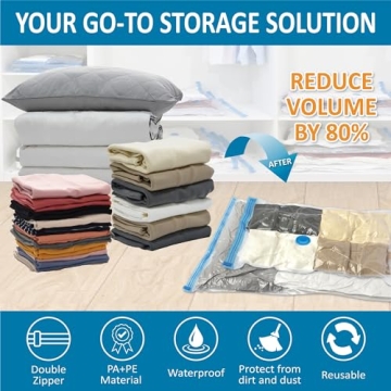 Vacuum Storage Bags - 20 Pack Space Saver Set