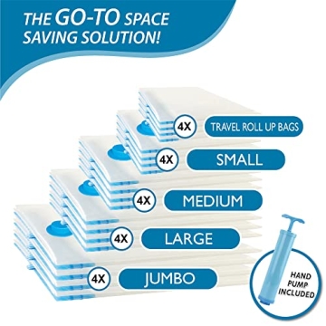 Vacuum Storage Bags - 20 Pack Space Saver Set