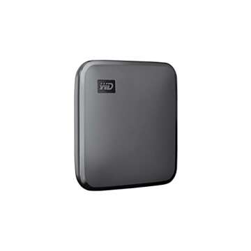 Western Digital 1TB Elements SE - Portable SSD, USB 3.0, Compatible with PC, Mac - WDBAYN0010BBK-WESN