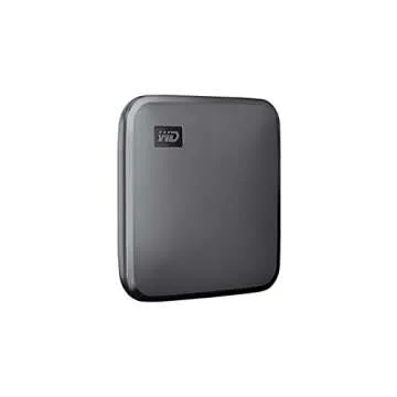 Western Digital 1TB Elements SE - Portable SSD, USB 3.0, Compatible with PC, Mac - WDBAYN0010BBK-WESN