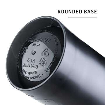 BlenderBottle Classic V2 Shaker Bottle Perfect for Protein Shakes and Pre Workout, 20-Ounce, Light Pink