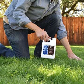 Organic Super Seaweed Humic Acid Blend- Liquid Sea Kelp for Grass and Plants - Soil Hume - Simple Grow Solutions- Natural Lawn & Garden Concentrate- Use with Fertilizer Program (32 Ounce)