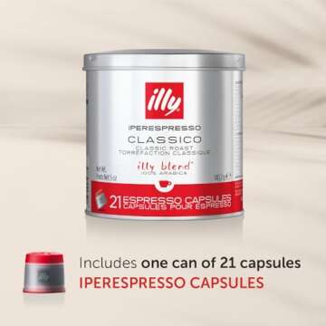 illy Coffee iperEspresso Capsules - Single-Serve Coffee Capsules & Pods - Single Origin Coffee Pods ...