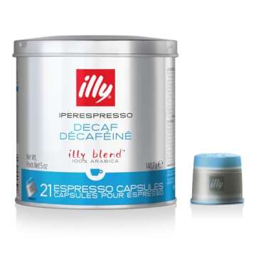 illy Coffee iperEspresso Capsules - Single-Serve Coffee Capsules & Pods - Single Origin Coffee Pods – Classico Medium Roast with Notes of Caramel - For iperEspresso Capsule Machines – 21 Count