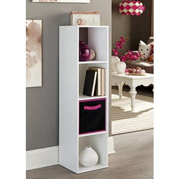 Closetmaid 4 Cube Stackable Storage, White