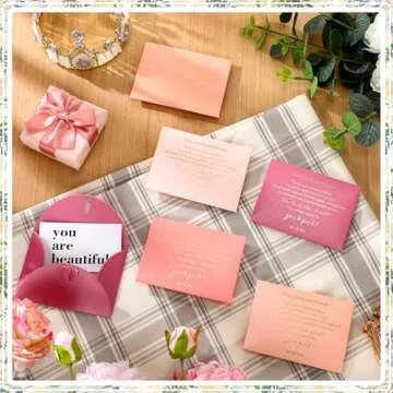Sayglossy 100 Pack Lottery Ticket Holders Pink Invitation Envelopes Lottery Ticket Wedding Favors for Guests Cute Envelope Holder with Heart Shaped Clasp for Bridal Shower, 4.3 x 3.15 Inches