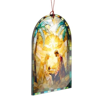Christmas Nativity Scene Ornament for Meaningful Decor