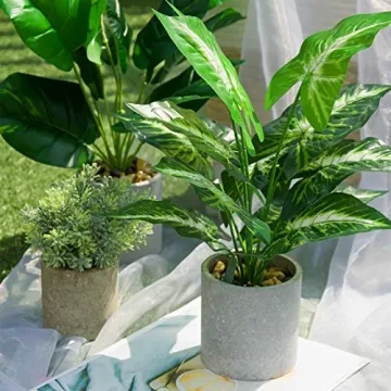 Artificial Taro Leaves Plant - Perfect Indoor Decor