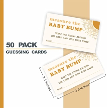 Engage with Sunshine Theme Baby Bump Shower Game Set