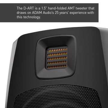 ADAM Audio D3V Active Mono Monitor - USB-C, Black