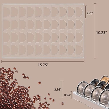 SUMERFLOS Coffee Pod Holder for Nespresso Vertuo Capsules