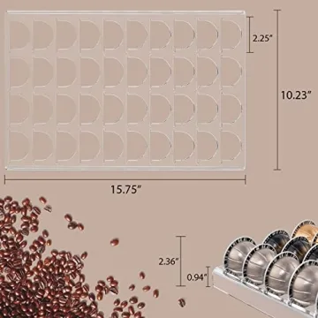 SUMERFLOS Coffee Pod Holder for Nespresso Vertuo Capsules