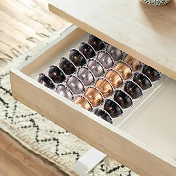 SUMERFLOS Coffee Pod Holder for Nespresso Vertuo Capsules