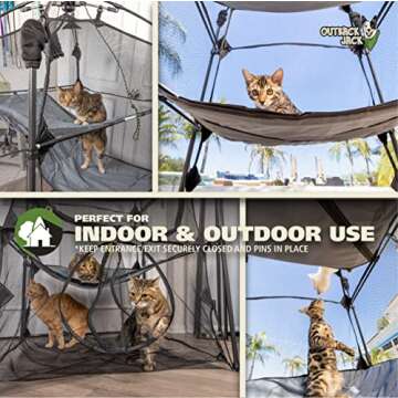 Outback Jack Catio Outdoor Cat Enclosure, (Kitty Katio) for Indoor Cat or multiple cats - Portable C...