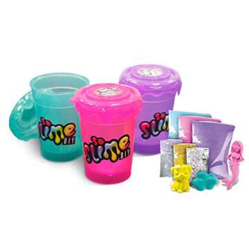 Canal Toys USA Slime Shaker 3-Pack Assorted Rainbow/Cosmic (Styles May Vary), Just add Water and Sake to Create Your Own Cosmic Style, then Add in Surprises