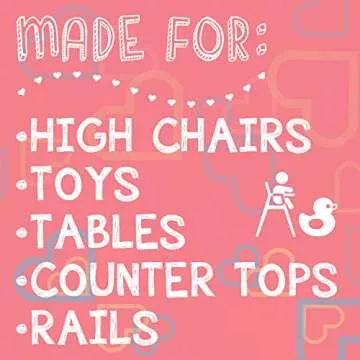 Dreft Multi-Surface All-Purpose Gentle Cleaning Wipes for Baby Toys, Car Seat, High Chair & More, 70 Count