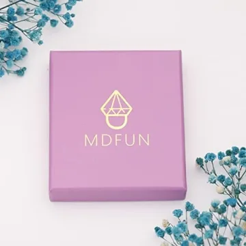 MDFUN 18K Gold Plated Eternity Ring Women Cubic Zirconia