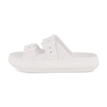 CUSHIONAIRE Women's Fame Cloud Slide Sandals for Comfort