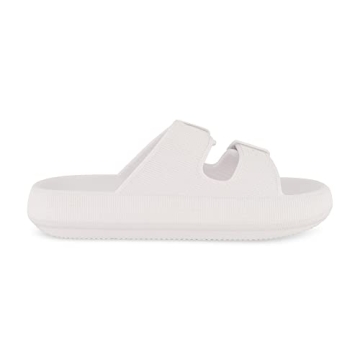 CUSHIONAIRE Women's Fame Cloud Slide Sandals for Comfort