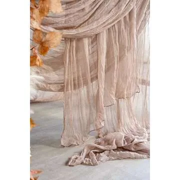 Elegant 10Ft Gauze Table Runner for Weddings & Events