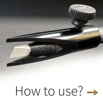 Ink Permanent Eyebrow & Microblading Pencil Kit - Brow Precision Tools and Ruler Set (Dark Brown)