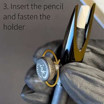 Ink Permanent Eyebrow Pencil and Microblading Kit - 12 Pack