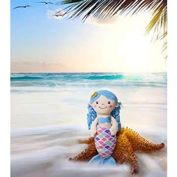 illuOKey Mermaid Doll - Plush Toy for Girls, Perfect Gift