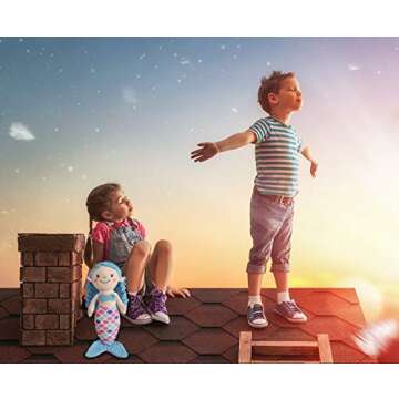 illuOKey Mermaid Doll - Plush Toy for Girls, Perfect Gift