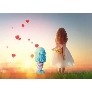 illuOKey Mermaid Doll - Plush Toy for Girls, Perfect Gift