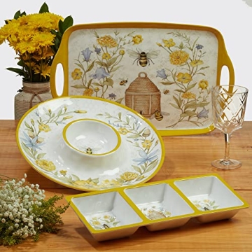 Certified International Bee Sweet Dinner Plates Set of 6