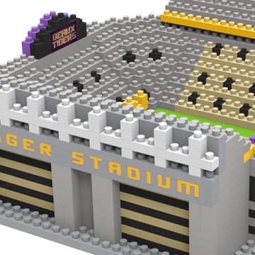 FOCO LSU Tigers Mini BRXLZ Stadium Construction Toy