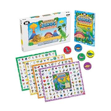 Super Duper Publications Descripto Dinos 1,036 Picture Word Vocabulary Jumbo Game Boards - Education...