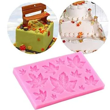 Leaves Silicone Mold for Fondant Cake Decoration Tools