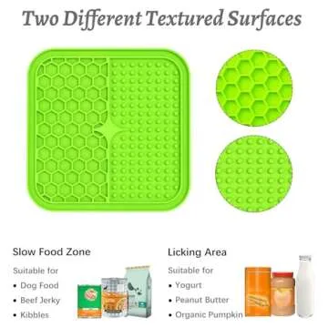 MateeyLife 3PCS Small Lick Mat for Dogs and Cats, Licking Mats with Suction Cups for Dog Anxiety Rel...