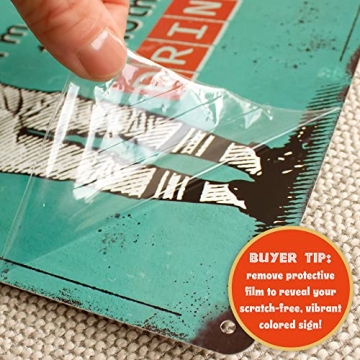 Man Cave Signs 2PC Set - Perfect Decor for Men