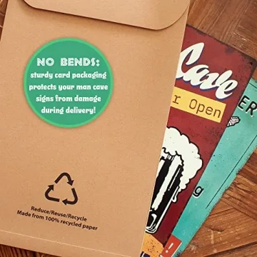 Man Cave Signs 2PC Set - Perfect Decor for Men