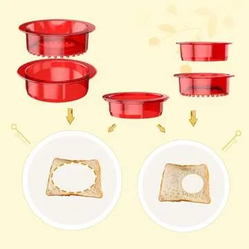 YUMKT Sandwich Cutter for Kids - Fun Meal Maker