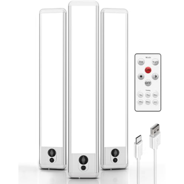 EZVALO Under Cabinet Lights, LED Closet Lights Wireless USB Charging, Motion Sensor Lighting Indoor ...