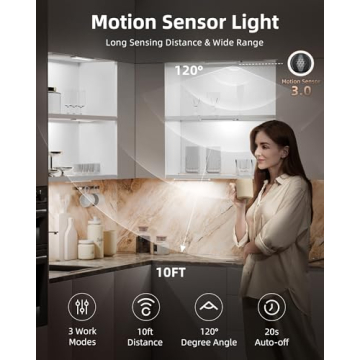 EZVALO Under Cabinet LED Lights - Wireless & Rechargeable