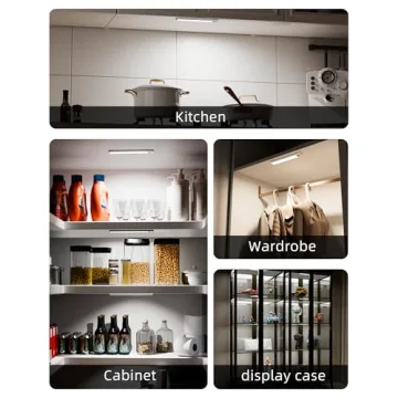 EZVALO Under Cabinet LED Lights - Wireless & Rechargeable