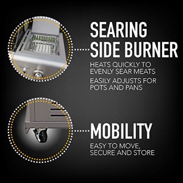 Kenmore 4-Burner BBQ Grill with Searing Side Burner