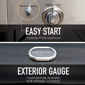 Kenmore 4-Burner BBQ Grill with Searing Side Burner