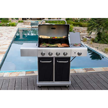 Kenmore 4-Burner BBQ Grill with Searing Side Burner
