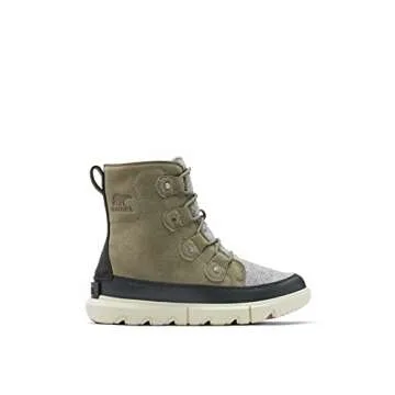 Sorel Women's Explorer 2 Joan Felt Casual Winter Boots for Cold Days, Sage Fawn, 7